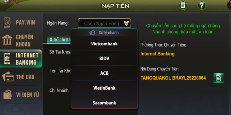 Nạp Tiền B52 – Trong Vòng 1 Phút Chỉ Với 3 Bước Đơn Giản