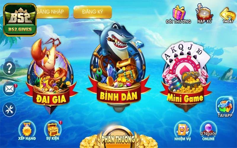 Mỗi phòng chơi tương ứng với một cấp độ khác nhau