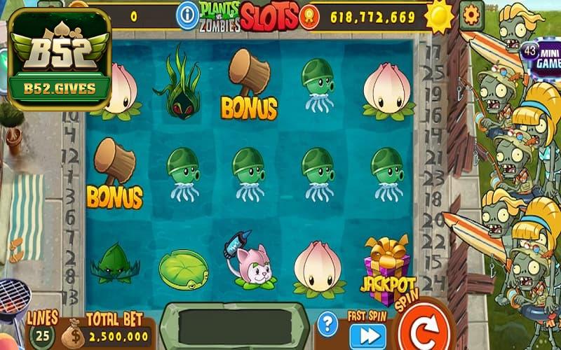 Game nổ hũ chủ đề Plant & Zombies